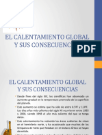 El Calentamiento Global y Sus Consecuencias