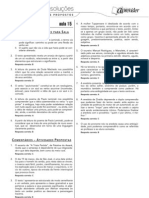 Português - Caderno de Resoluções - Apostila Volume 3 - Pré-Universitário - Port2 Aula15