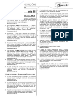 Português - Caderno de Resoluções - Apostila Volume 4 - Pré-Universitário - port2 aula18
