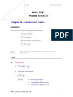 Chapter 26 - Geometrical Optics: Pre-U Text Physics Volume 2