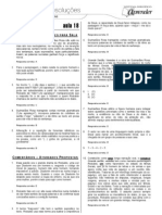 Português - Caderno de Resoluções - Apostila Volume 4 - Pré-Universitário - port3 aula18