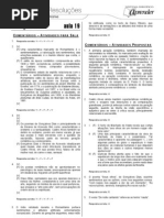 Português - Caderno de Resoluções - Apostila Volume 4 - Pré-Universitário - port4 aula19