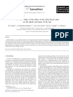 An XRD Study of the Effect of the SiO2-Na2O Ratio on the Alkali Activation of Fly Ash