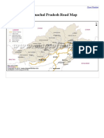 Arunachal Pradesh Road Map: Close Window