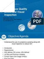 Acceptance Quality Limits and Visual Inspection