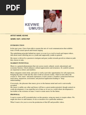 artist profile sample.docx