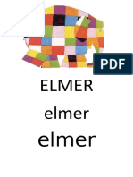 Affiche Du Nom Elmer