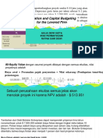 Valuation and Capital Budgeting For The Levered Firm: Aulia Dewi Gizta Iras Permatasari Ratna Sari Dewi