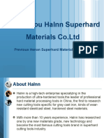 Halnn Superhard PCBN Tools and the corresponding tools solutions