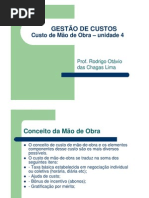 Unidade 4 Custo