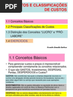 Custos Conceitos e Classificacoes