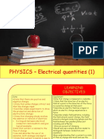 Physics 26 - Electrical Quantities 1