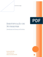 Identificação de Nutrientes