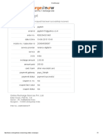 Payment Receipt: Payment Against Your Recharge Request Has Been Successfully Received