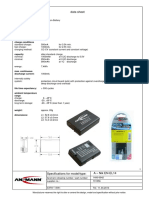 Data Sheet: System: Nominal Voltage: End Charge Voltage: Max. Charge Current: Charge Conditions