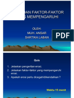 Erosi Faktor Faktor Yang Memngaruhi PDF