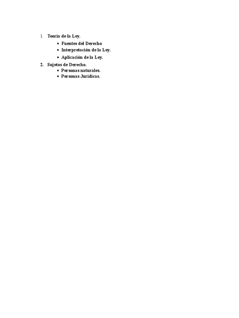 Apuntes Civil - Teoria de La Ley | PDF | Ley estatutaria | Legislación