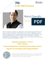 Rahul Gandhi: Reflections On The Path Forward