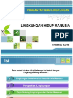 Ilmu Lingkungan 1 - Lingk - Hidup Manusia