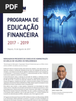 Programa Educacao Financeira 2017 2019
