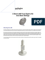 InstallGuide CBand LNB Focal Length Skew Setting