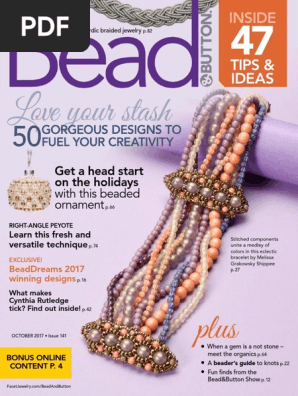Bead Button October 2017 Iroquois Bead - 
