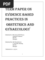 Download Evidence Based Practices in Obstetrical and Gynaecological Nursing by pratibhakamath SN35922581 doc pdf