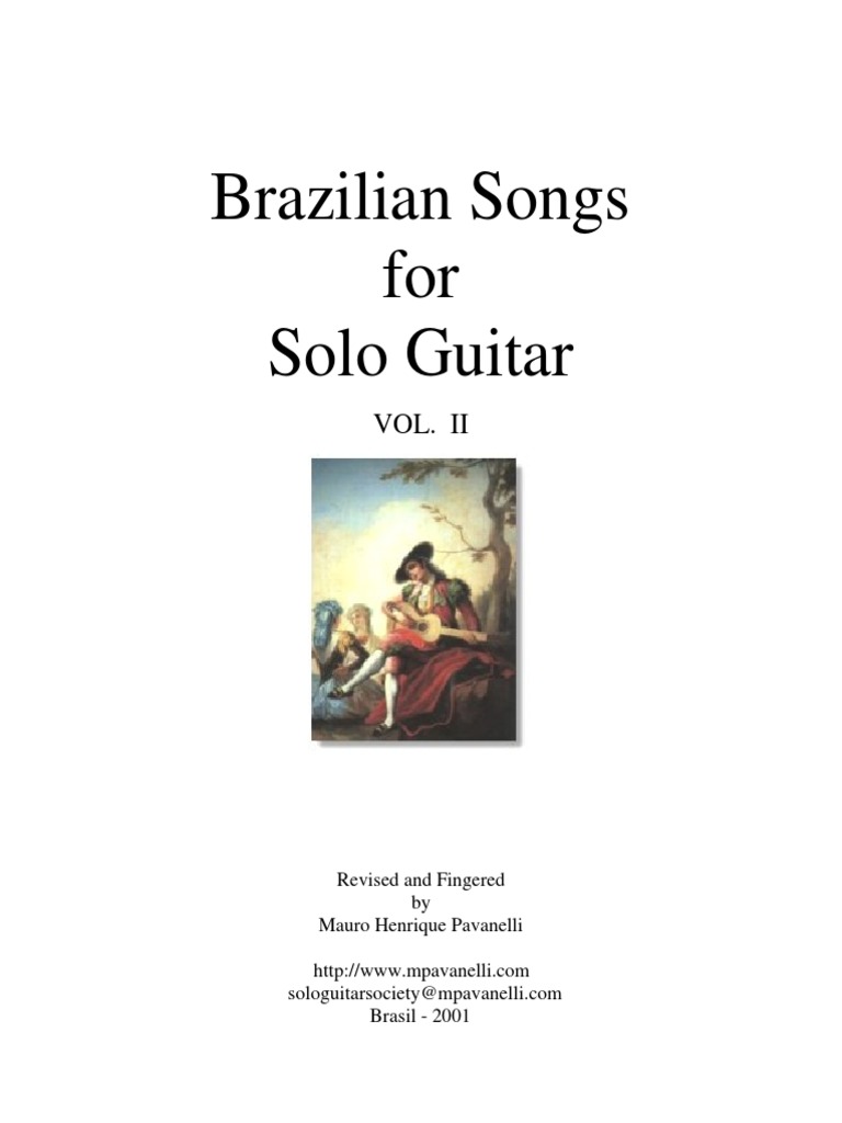 Brazilian Songs For Solo Guitar Vol 2 | PDF | Entretenimento (geral)