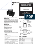 Specifications, Applications, Service Instructions & Parts: Sealed Motor Valve & Controllers