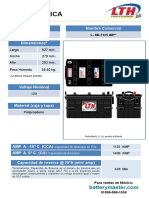 Bateria LTH Acumulador Automotriz Bateria de Servicio Pesado l8d 1125 PDF