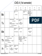 Mo Tu: Fa17-Che-A (1St Semester)