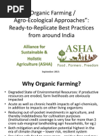 Organic Farming Best Practices Across States for Sharing1