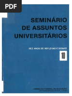 SEMINÁRIO DE ASSUNTOS UNIVERSITÁRIOS