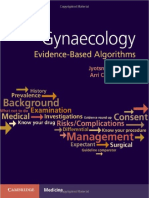 Gynaecology Evidence-Based Algorithms 2016