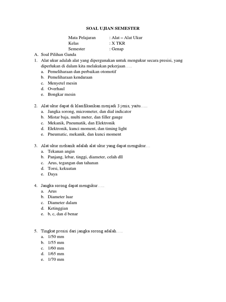 Soal Alat Ukur Docx