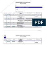 Calendarizacion Del Seminario