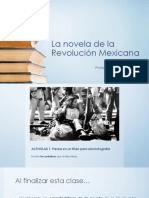 La Novela de La Revolución Mexicana