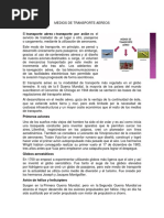 Medios de Transporte Aereos Trabajo Hermana Burinque