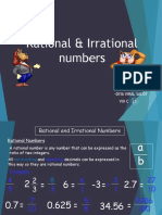 Rational and Irrational Numbers Nature