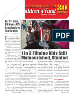 1 in 3 Filipino Kids Still Malnourished, Stunted: For 1st Time, PH Meets U.S. Standards Vs Trafficking