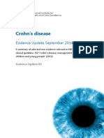 Crohn's Disease: Evidence Update September 2014