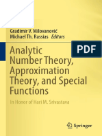 Analytic Number Theory, Approximation Theory, and Special Functions 1493902571 - 1493945386 PDF