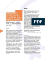 Efectos de La Deambulación Durante El Parto en Gestantes Con Analgesia Epidural