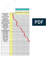 Plantilla de Excel para Cronograma de Actividades