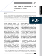 Reflexiones Sobre Desarollo de CHs en Peru PDF