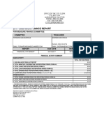 2017 Campaign Finance Report: For Measure Finance Committee