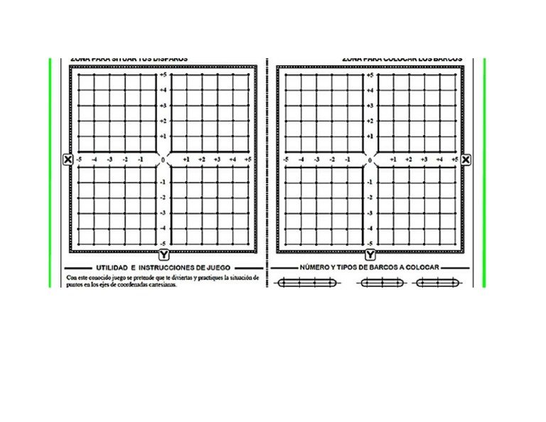 Batalla Naval Coordenadas | PDF