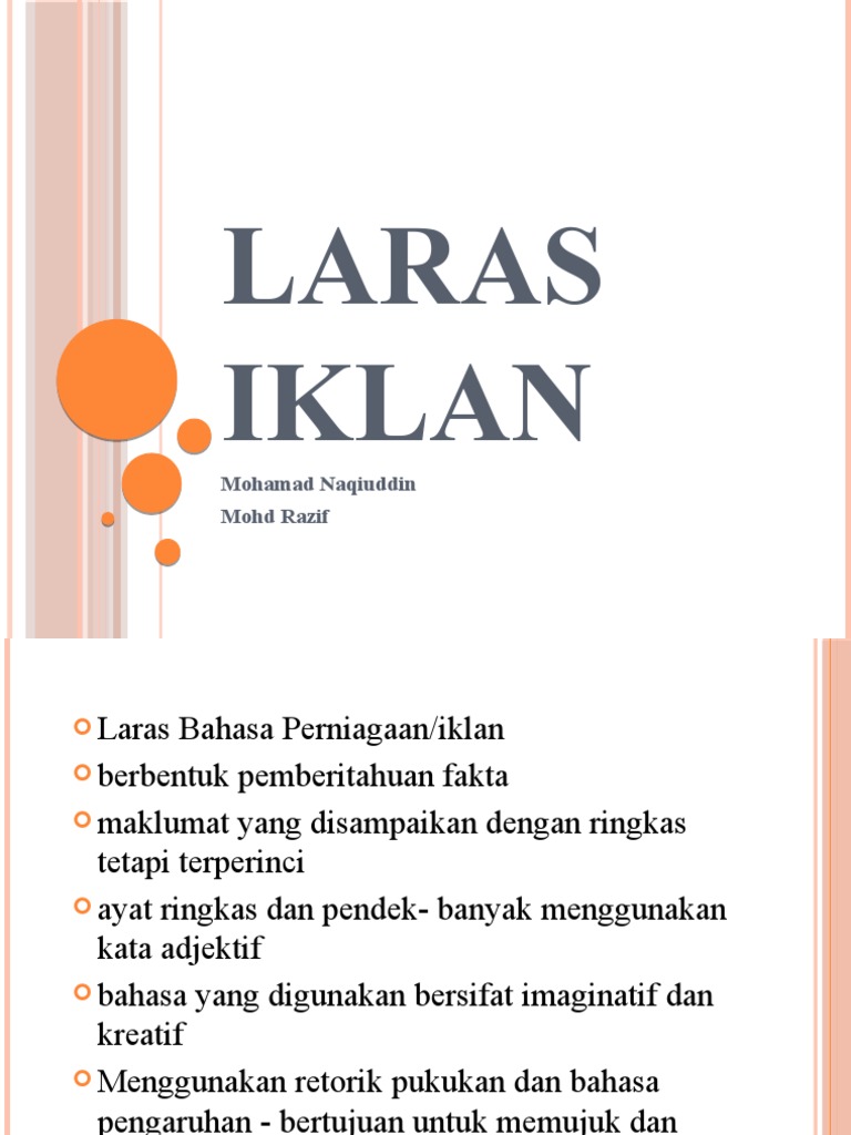Laras Bahasa Iklan Pdf