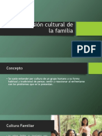 La Dimensión Cultural de La Familia