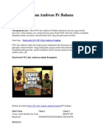 Cheat GTA San Andreas PC Bahasa Indonesia